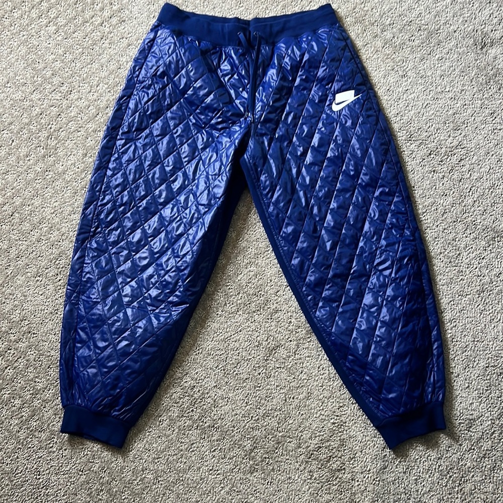 Blue Nike joggers size Large